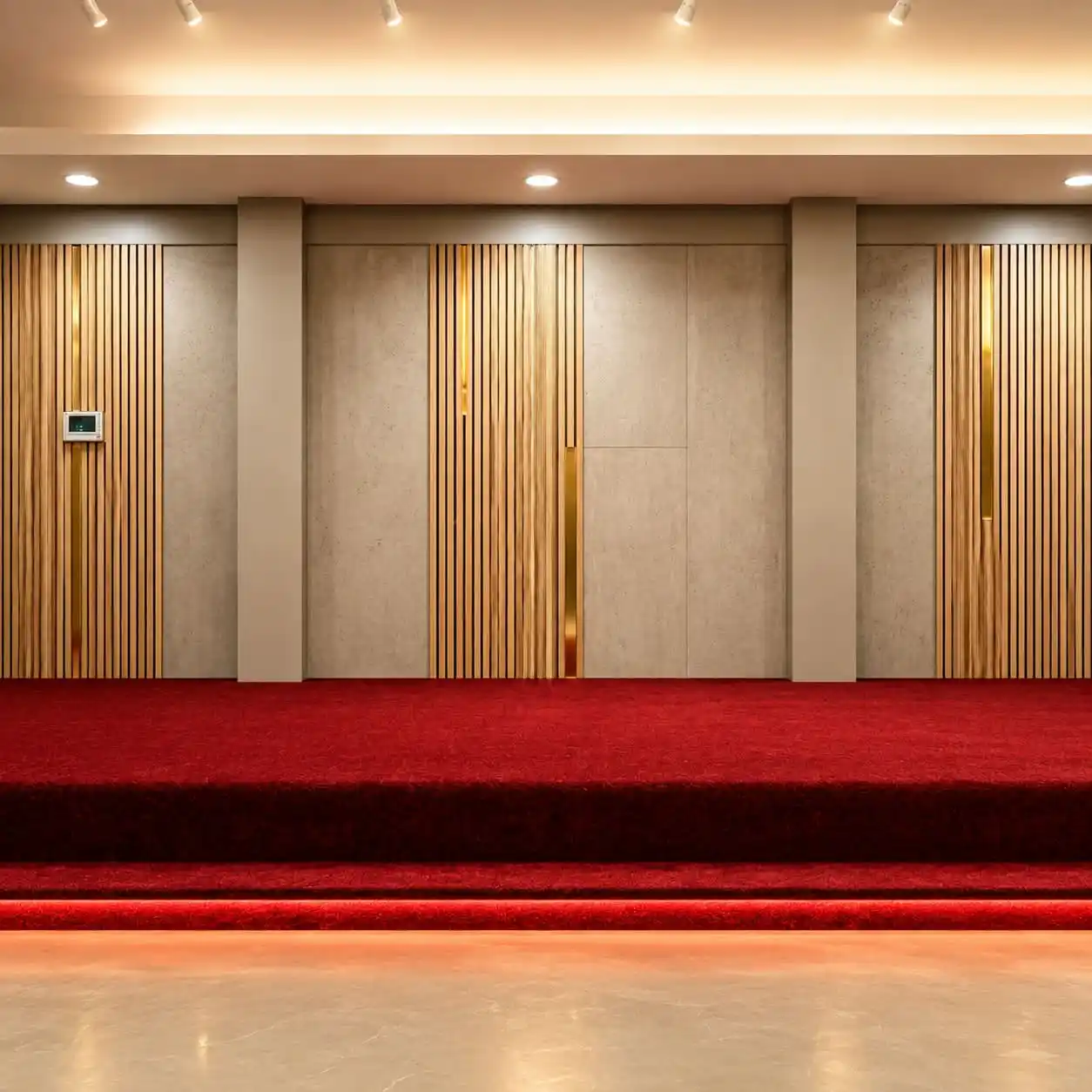 Red Stage Mat